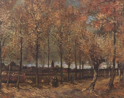 Lane with Poplars (nn04), Vincent Van Gogh